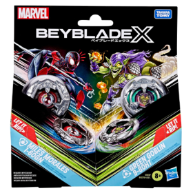 Beyblade X - Marvel Dual Pack: Miles Morales 1-60GN & Green Goblin 9-80HT