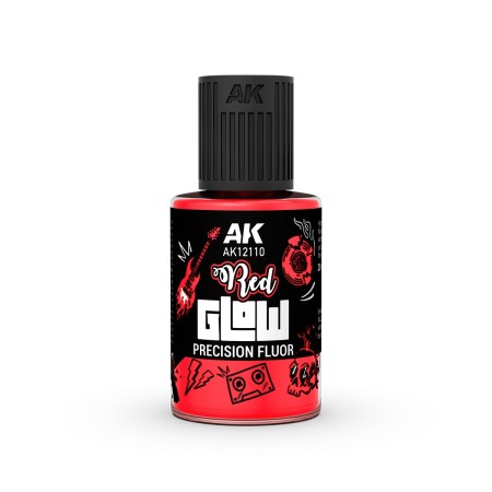 AK Interactive  Red Glow Precision Fluor