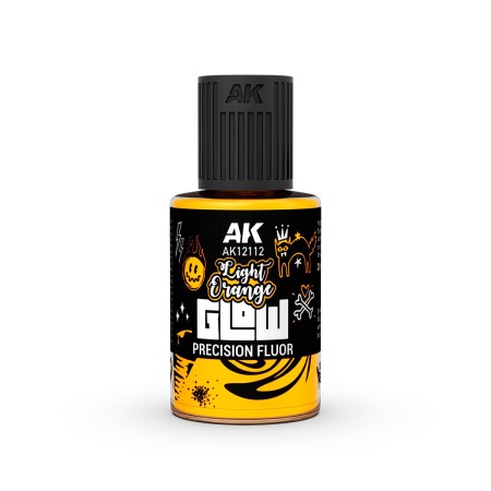 AK Interactive  Light Orange Glow Precision Fluor