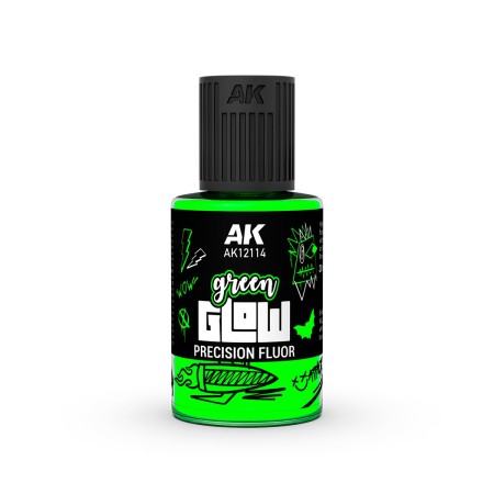 AK Interactive  Green Glow Precision Fluor
