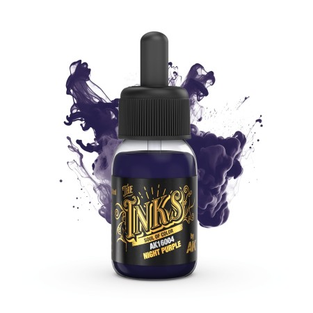 AK Interactive Inks Night Purple 30ml
