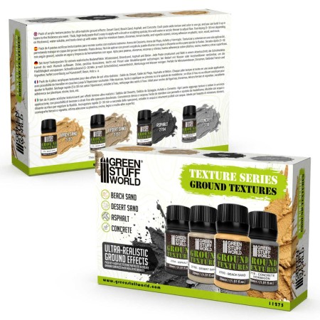 Green Stuff World Ground textures set 30ml