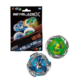 Beyblade X - Hack Viking 4-55O & Circle Ghost 4-60LR Dual Pack Set