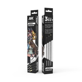 AK Table Top Syntethic Brush Set