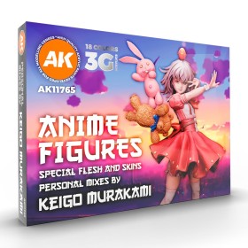 AK INTERACTIVE SIGNATURE SET – KEIGO MURAKAMI PERSONAL MIXES – ANIME FIGURES PAINT SET