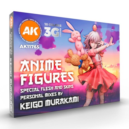AK INTERACTIVE SIGNATURE SET – KEIGO MURAKAMI PERSONAL MIXES – ANIME FIGURES PAINT SET