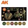 AK-Interactive  WWII US Army Soldier Uniform Colors Set