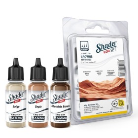 Ammo - Matt SHADER Set Browns