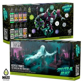 Green Stuff World Acrylic Paints – Spectral Army