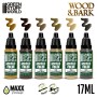 Green Stuff World Acrylic Paint Set - Wood and Bark