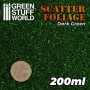 Green Stuff World Scatter Foliage - Dark green