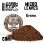 Green Stuff World Micro Leaves - Mix marrone