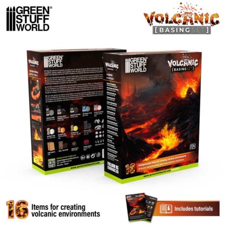 Green Stuff World Basing Set - Volcanic