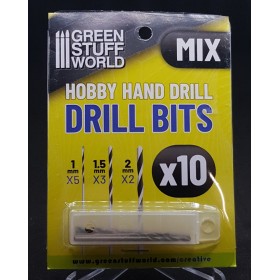 Green Stuff World Set di 10 punte da trapano