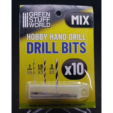 Green Stuff World Set di 10 punte da trapano