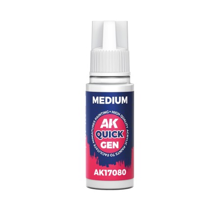 AK Interactive MEDIUM FOR QUICK GEN PAINTS (18ml)
