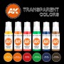 AK Interactive  TRANSPARENT COLORS SET