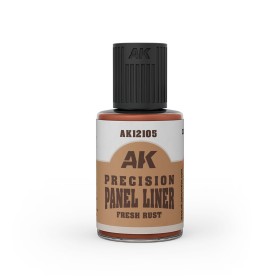 AK Interactive Precision Panel Liner - Fresh Rust  30ml