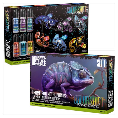 Green Stuff World Chameleon Acrylic Paint Set 1
