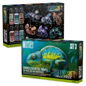 Green Stuff World Chameleon Acrylic Paint Set 3