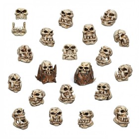 Green Stuff World ORK Skulls 1:48