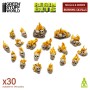Green Stuff World Resin Burning Skulls 1:48-1:35