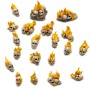 Green Stuff World Resin Burning Skulls 1:48-1:35