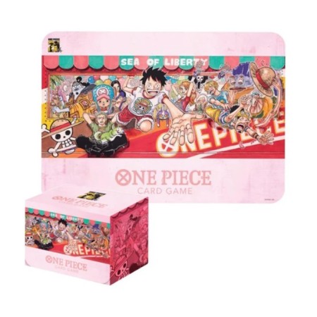 One Piece – Playmat and Card Case Set – 25th Edition