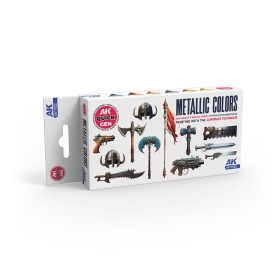 AK Interactive  Metallics - Quick Gen Set