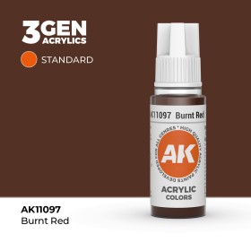 AK Interactive 3° Gen Burnt Red 17ml