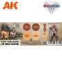 AK Interactive Wargame Color Set. Basic Skin Colors